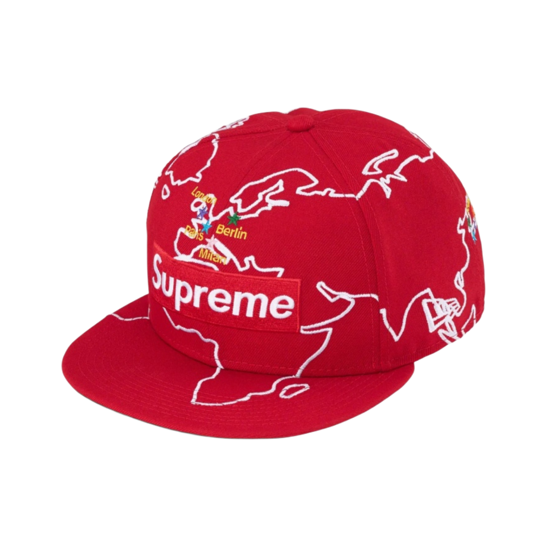 슈프림 월드와이드 박스로고 뉴에라 캡 블랙 - 23FW | Supreme | KREAM