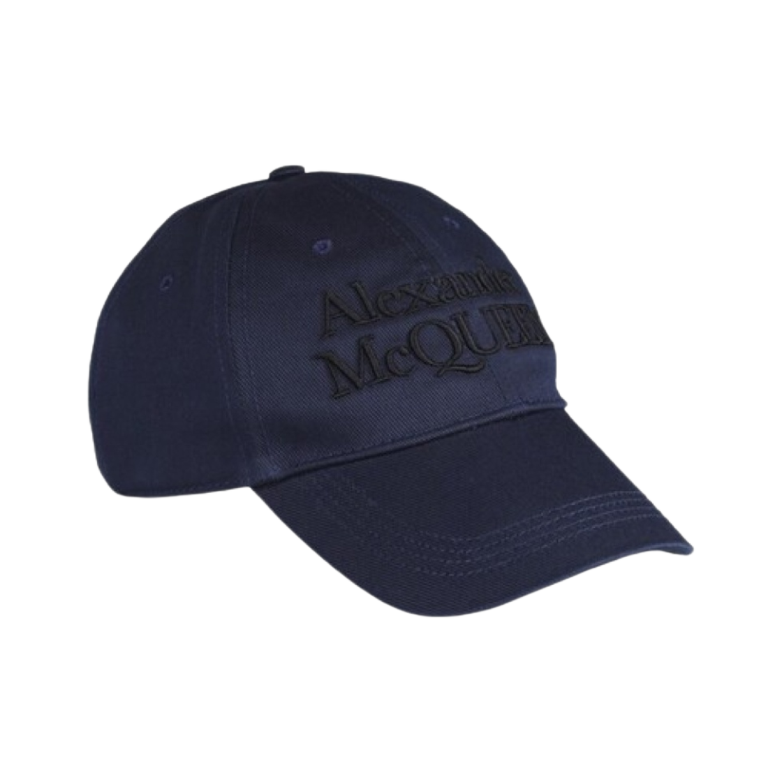 알렉산더 맥퀸 시그니쳐 베이스볼 캡 네이비 블랙(Alexander McQueen Signature Baseball Cap Navy Black) - 3