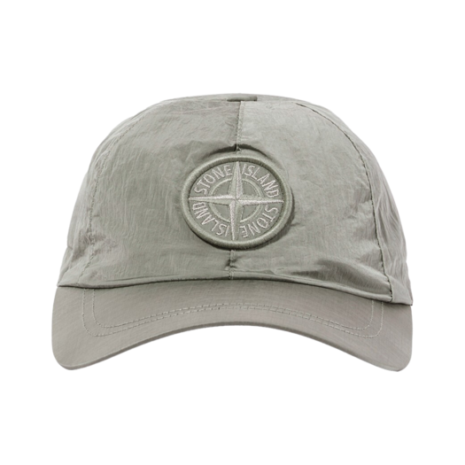 811599576-V0097 Stone Island 99576 Nylon Logo Ball Cap Stucco - 24FW
