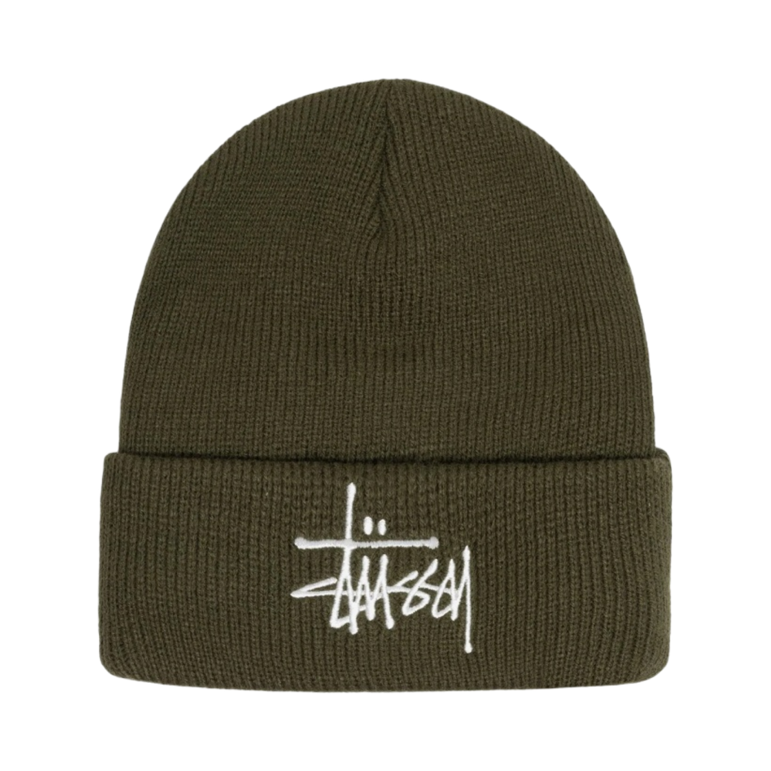 스투시 빅 베이직 신슐레이트 비니 올리브(Stussy Big Basic Thinsulate Beanie Olive) - 1