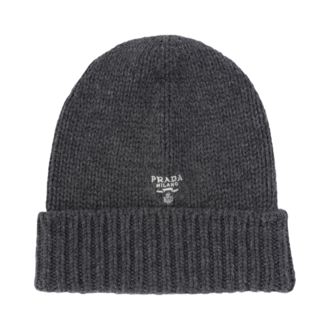 UMD525-13J1-F0480 Prada Cashmere Beanie Slate Gray