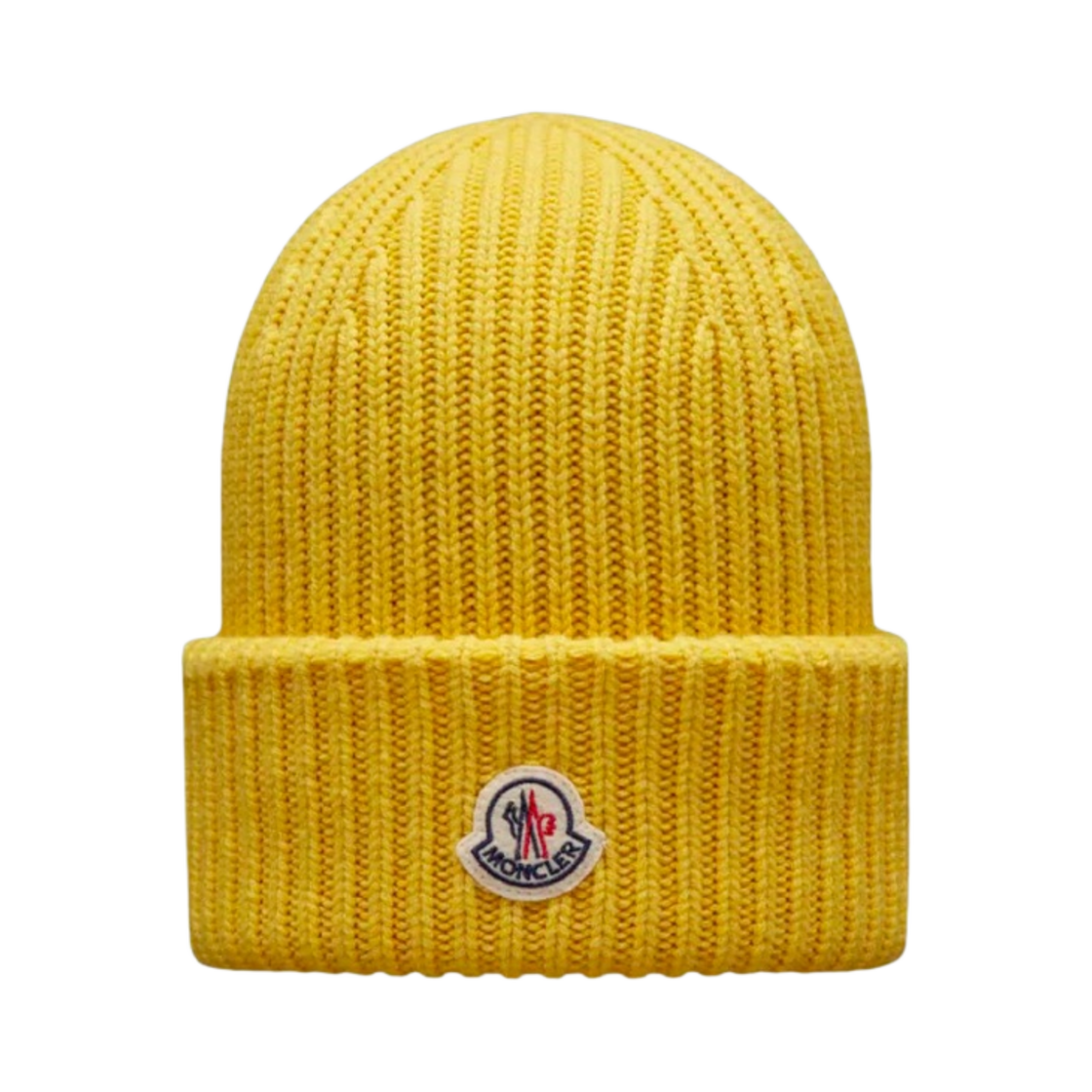 몽클레르 울 & 캐시미어 비니 써니 옐로우 - 23FW