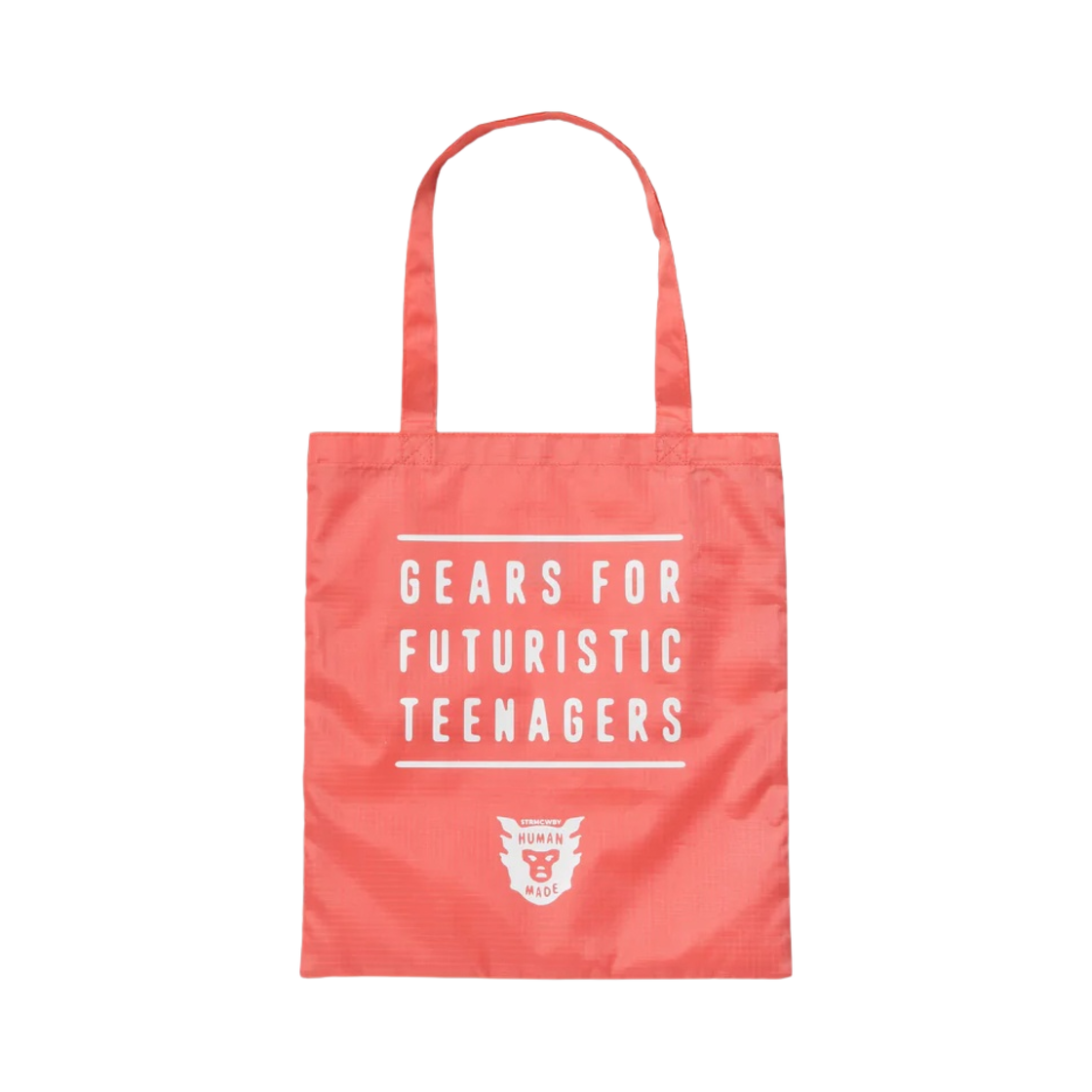 휴먼 메이드 나일론 립스탑 하트 토트백 핑크(Human Made Nylon Ripstop Heart Tote Bag Pink) - 1