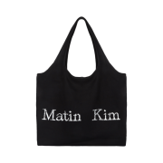 Matin Kim Cracked Logo Ecobag Black