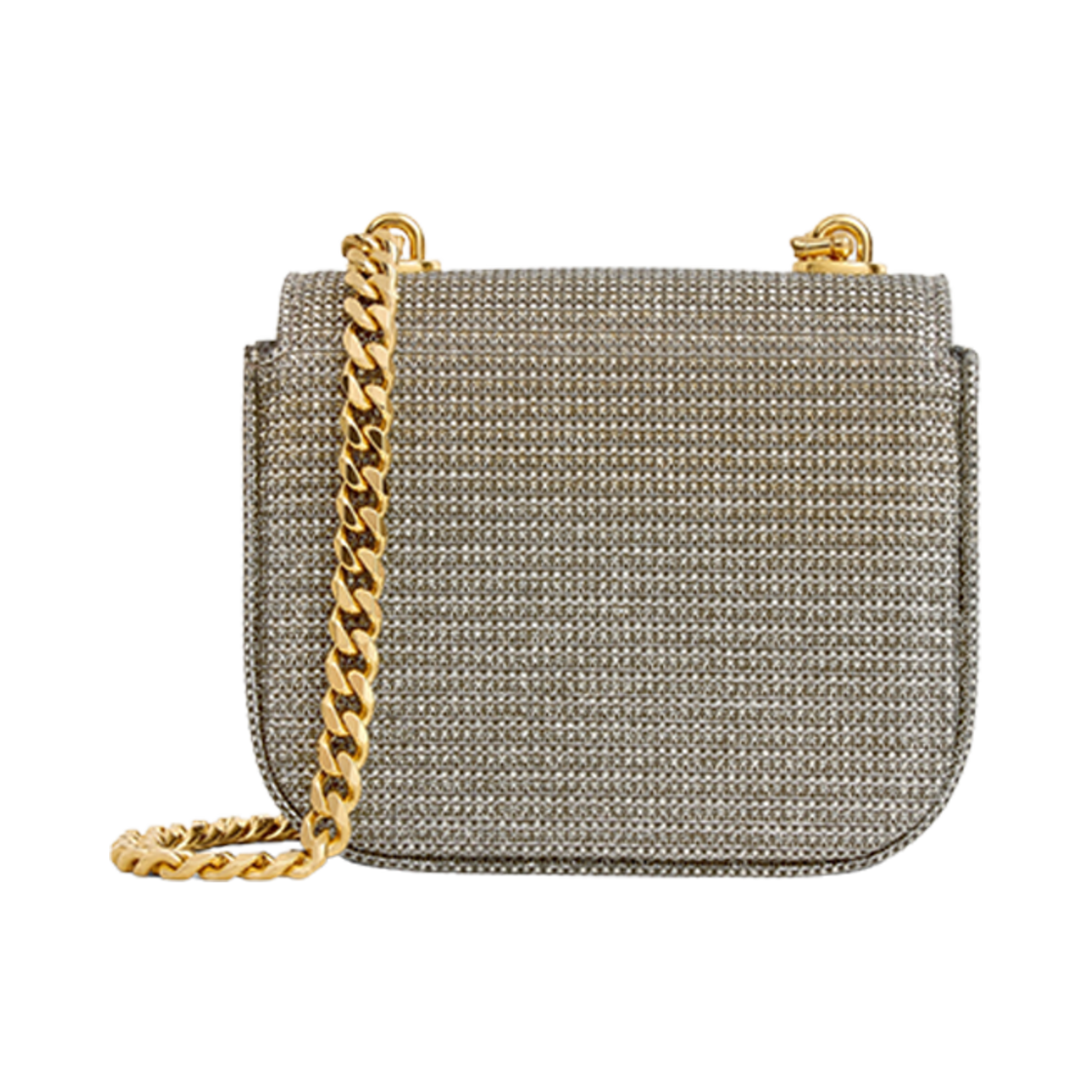 셀린느 미니 체인 클로드 글리터 텍스타일 골드(Celine Mini Chain Claude in Glitter Textile Gold) - 3