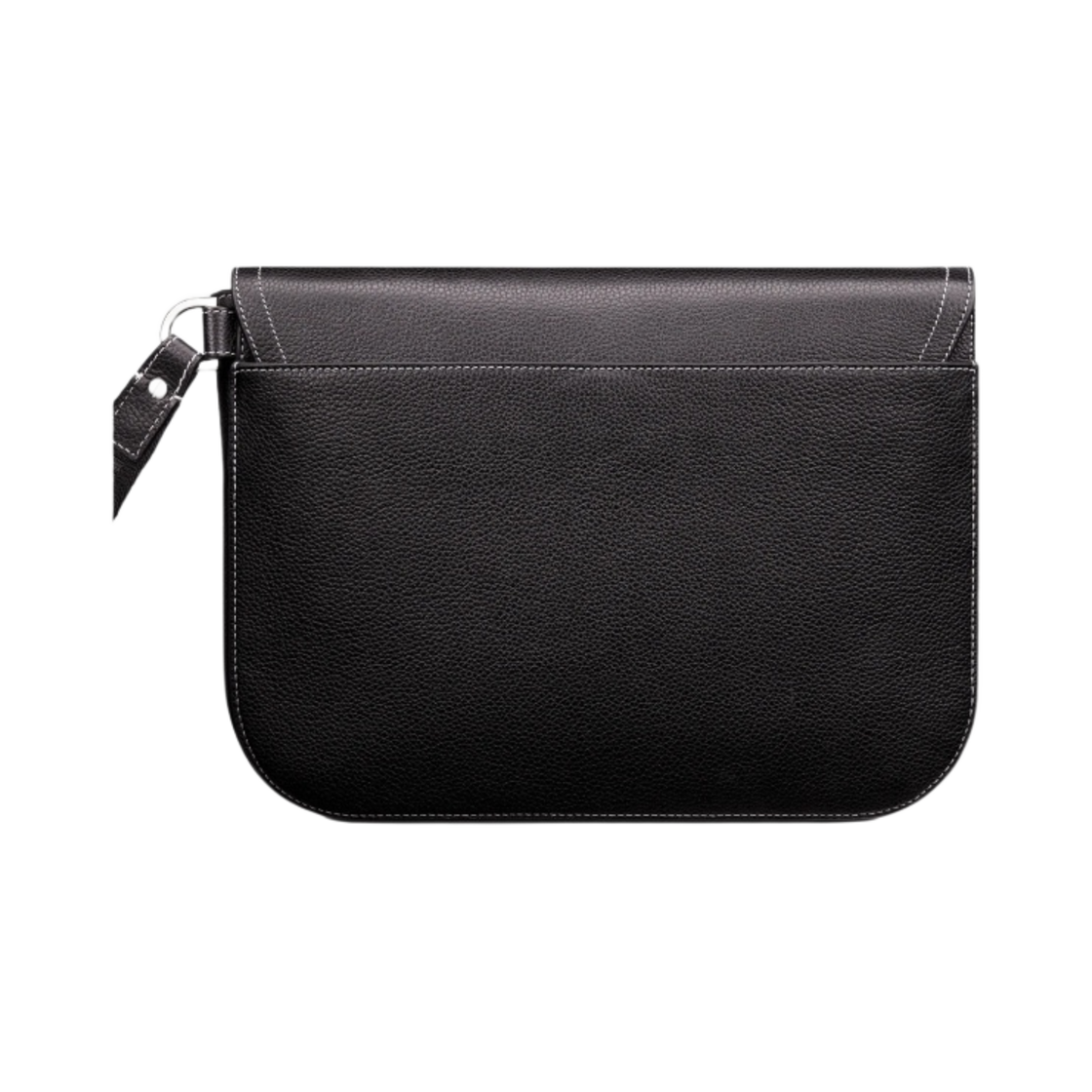 디올 새들 A5 파우치 그레인드 카프스킨 블랙(Dior Saddle A5 Pouch Grained Calfskin Black) - 3