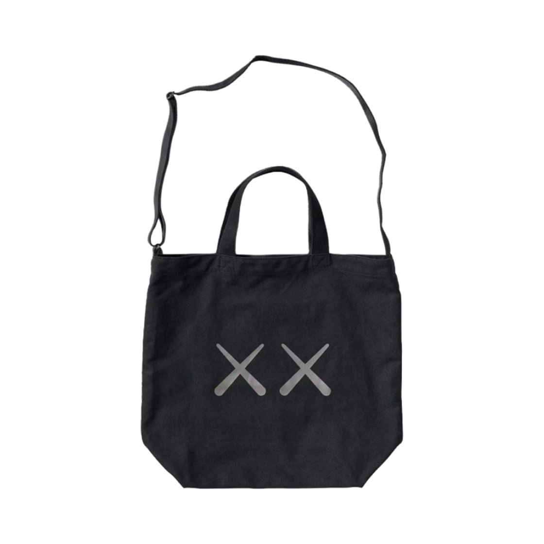 473556-09 Uniqlo UT x Kaws x Warhol 2-Way Tote Bag Black