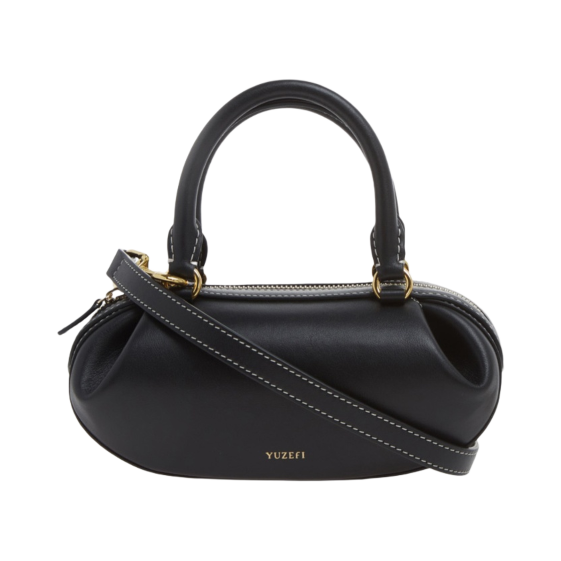 YUZCO-HB-BR-00 Yuzefi Brioche Tote Bag Black