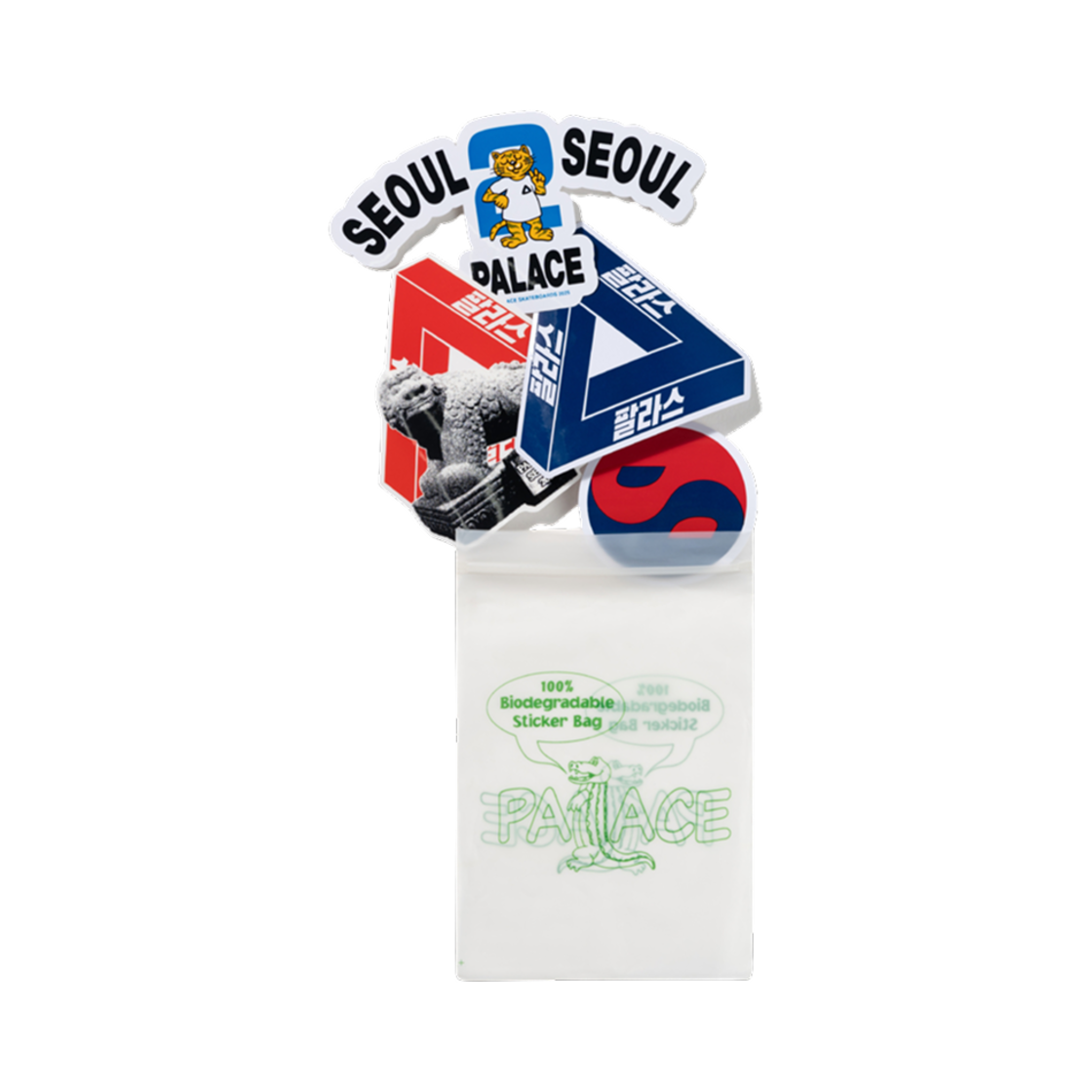 팔라스 서울 2 서울 스티커 팩 멀티 - 25SS(Palace Seoul 2 Seoul Sticker Pack Multi - 25SS)