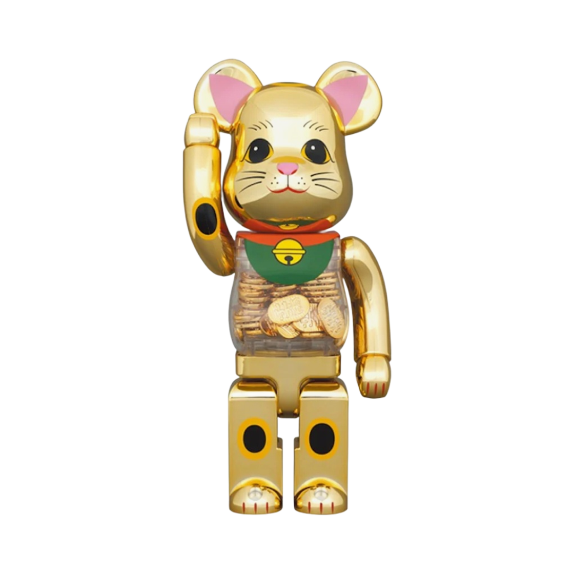 - Bearbrick Lucky Cat Oval 1000%