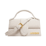 Jacquemus Le Bambino Mini Flap Bag Light Greige