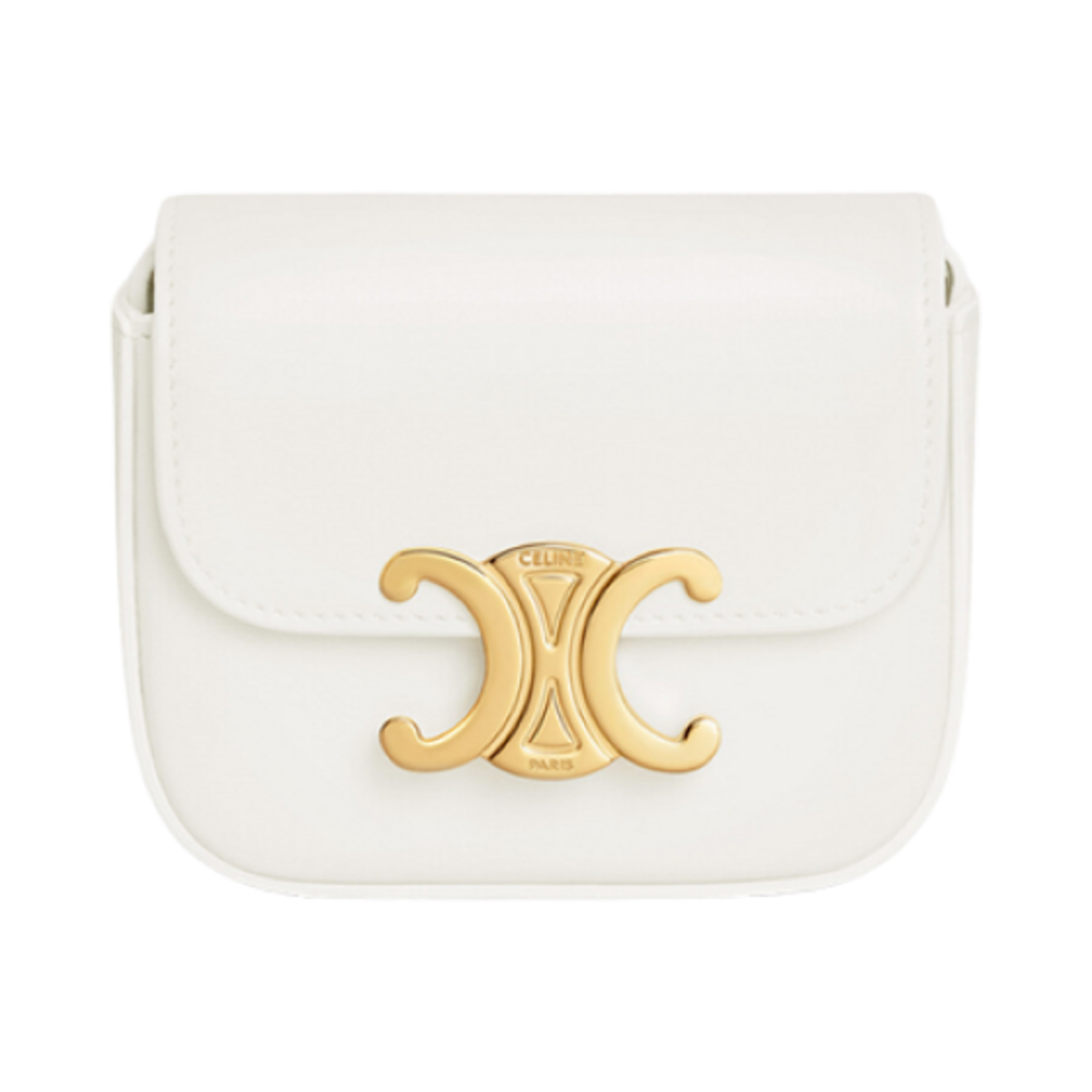 셀린느 미니 클로드 샤이니 카프스킨 화이트(Celine Mini Claude in Shiny Calfskin White) - 1