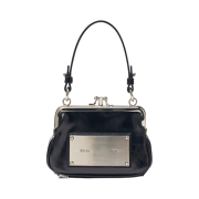 Matin Kim Frame Mini Wallet Bag Black