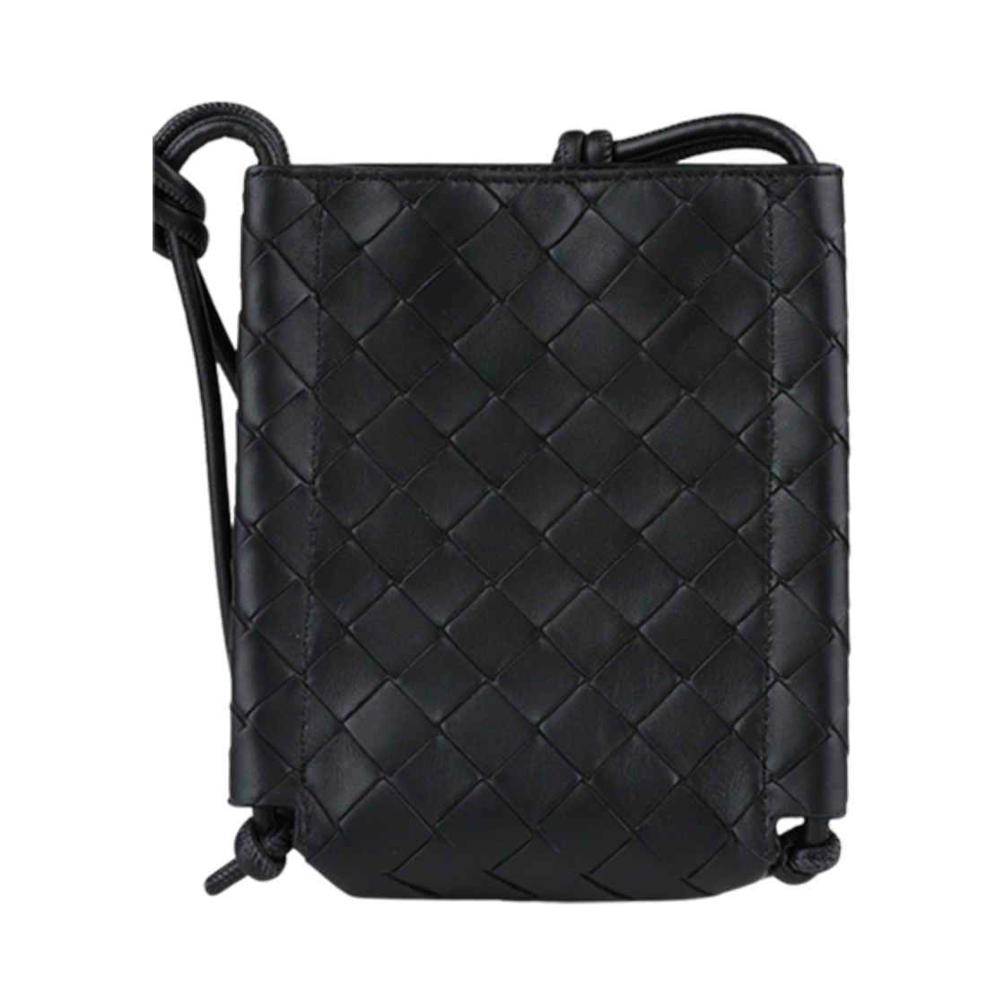 709279V3UH38425 Bottega Veneta Intrecciato Mini Crossbody Bag Black