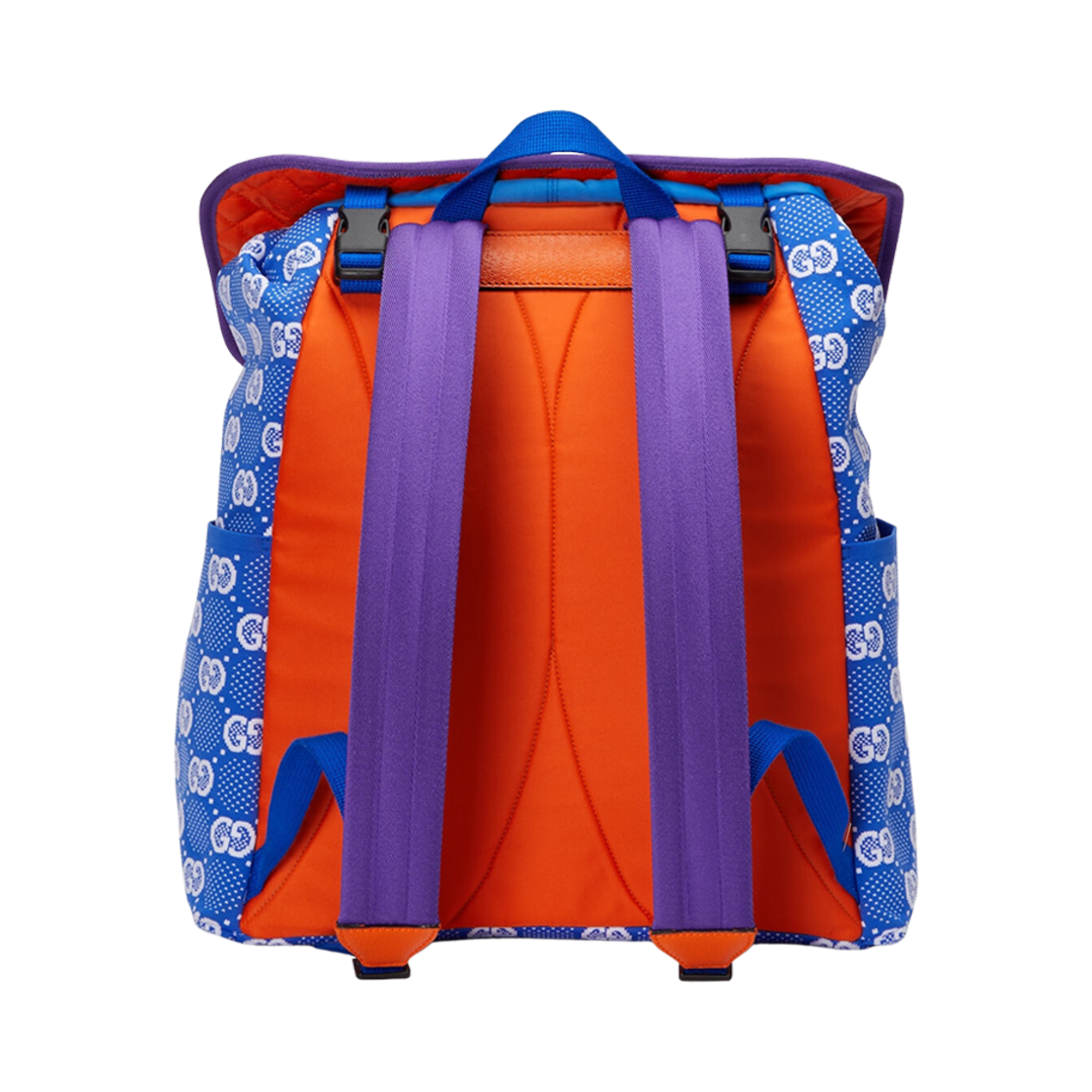 구찌 GG 나일론 백팩 블루 멀티컬러 나일론(Gucci GG Nylon Backpack Blue Multicolour Nylon) - 3