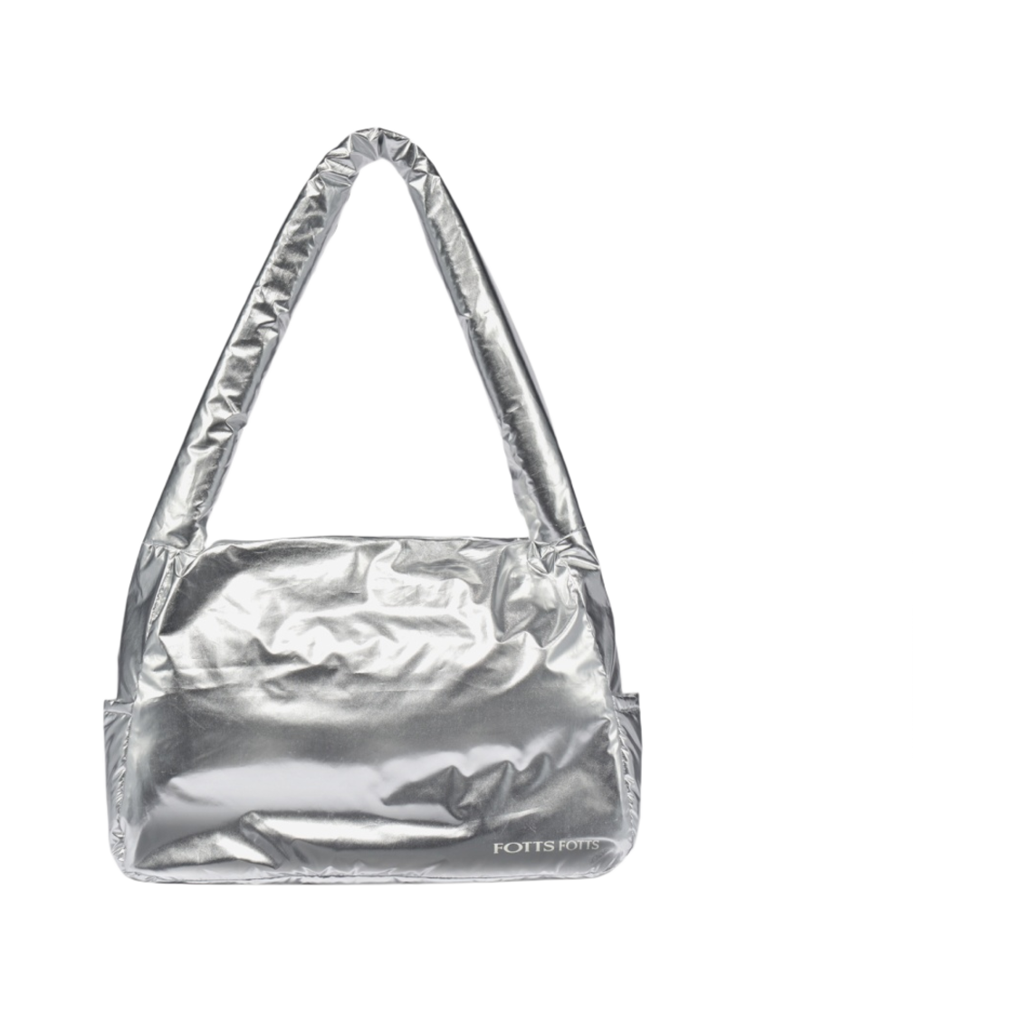 포츠포츠 퍼퍼 백 빅 실버(Fottsfotts Puffer Bag Big Silver)
