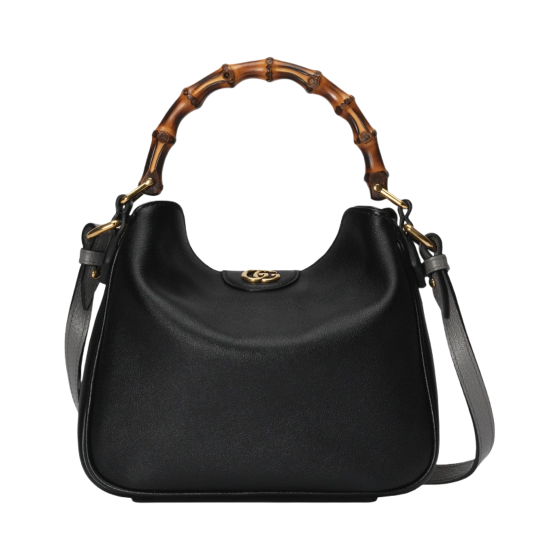 구찌 다이애나 미디움 숄더백 블랙 레더(Gucci Diana Medium Shoulder Bag Black Leather) - 1