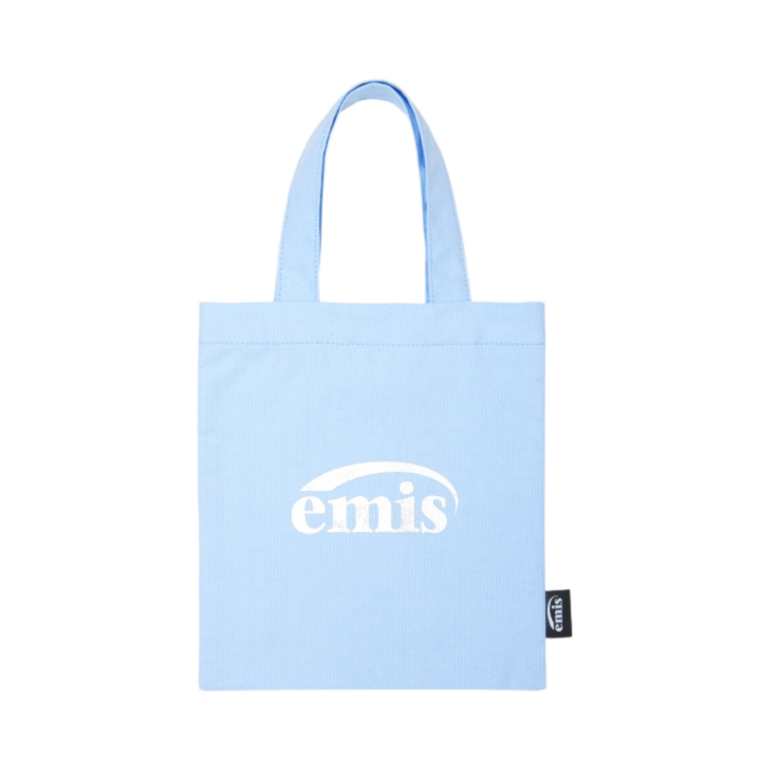이미스 실버 로고 미니 에코백 스카이 블루(Emis Silver Logo Mini Eco Bag Sky Blue)