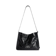 Balenciaga Monaco Small East-West Hobo Bag Black