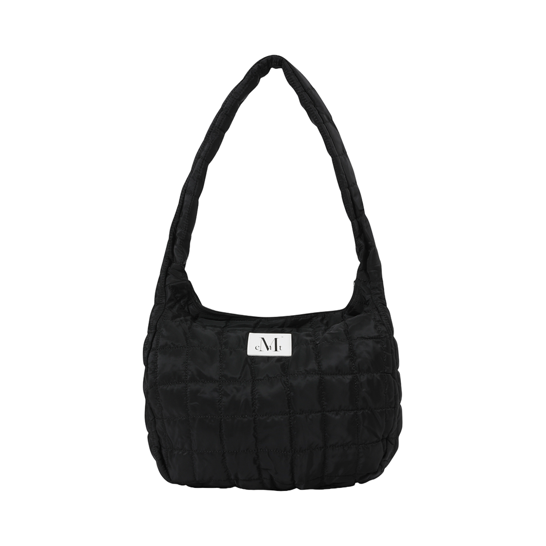 P00000SM_BK MUCENT Komi Quilting Shoulder Bag Black