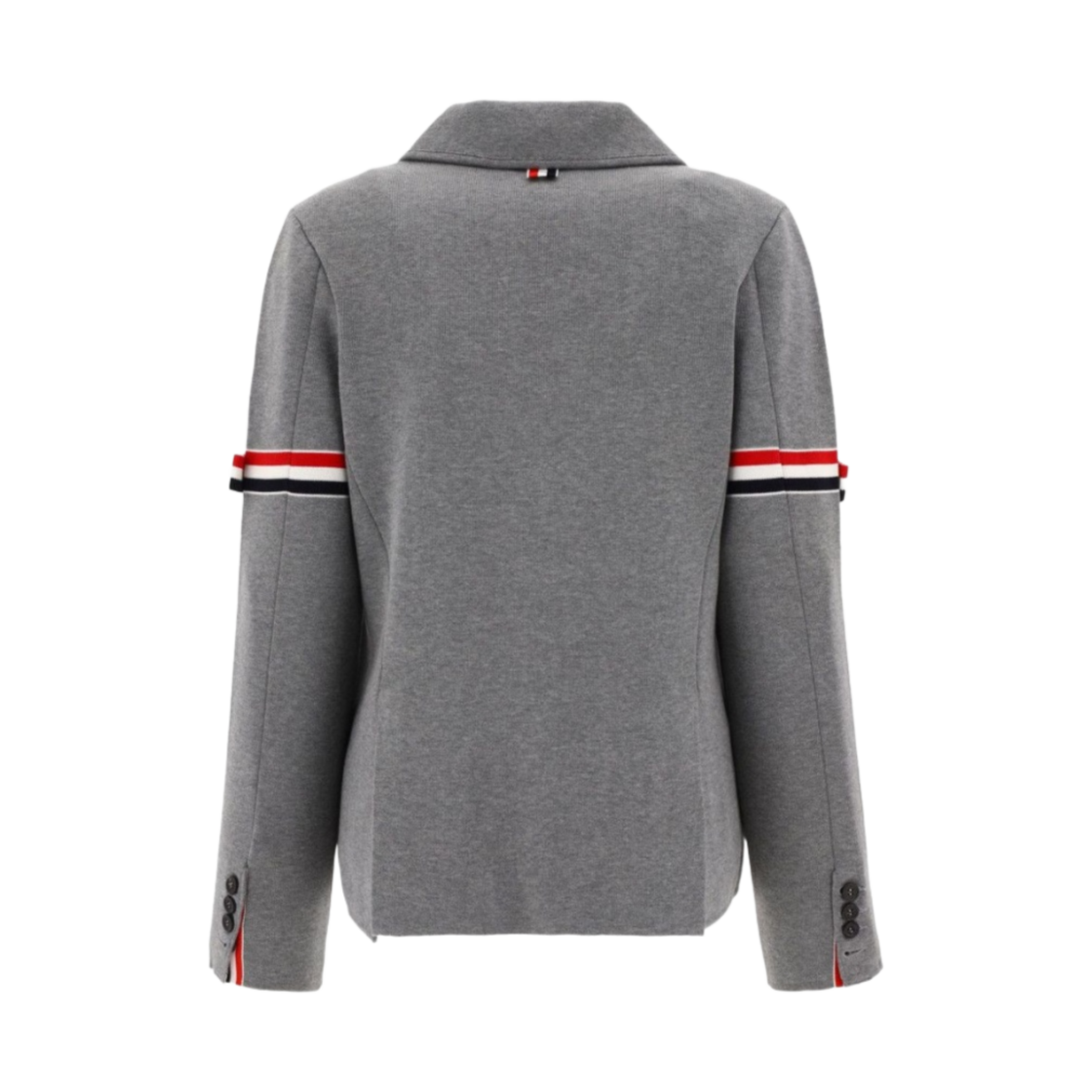 (W) 톰브라운 더블 페이스 코튼 보우 암밴드 스포츠 코트 라이트 그레이((W) Thom Browne Double Face Cotton Bow Armband Sport Coat Light Grey) - 2