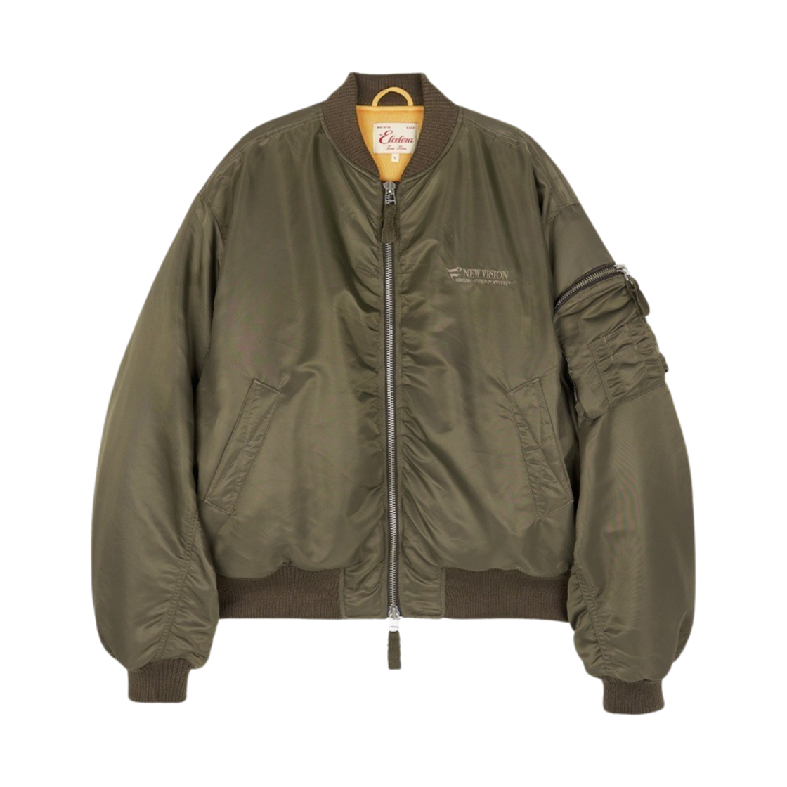 [트리플적립] 이티씨이 리버시블 오버사이즈 봄버 브라운([트리플적립] Etce Reversible Oversized Bomber Brown)