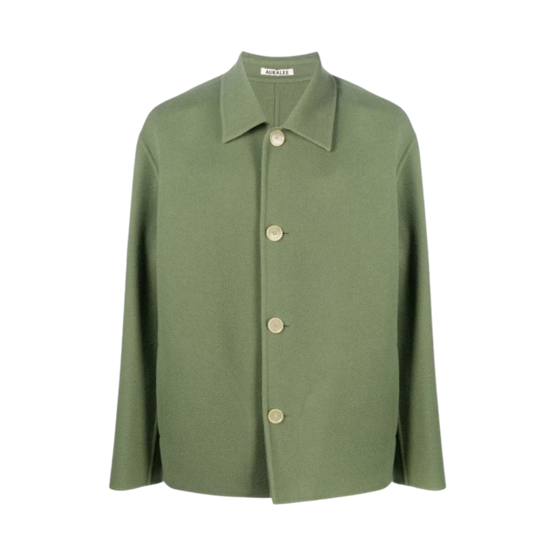 VELOUR BRUSHED WOOL MELTON BLOUSON AURALEE VELOUR BRUSHED WOOL