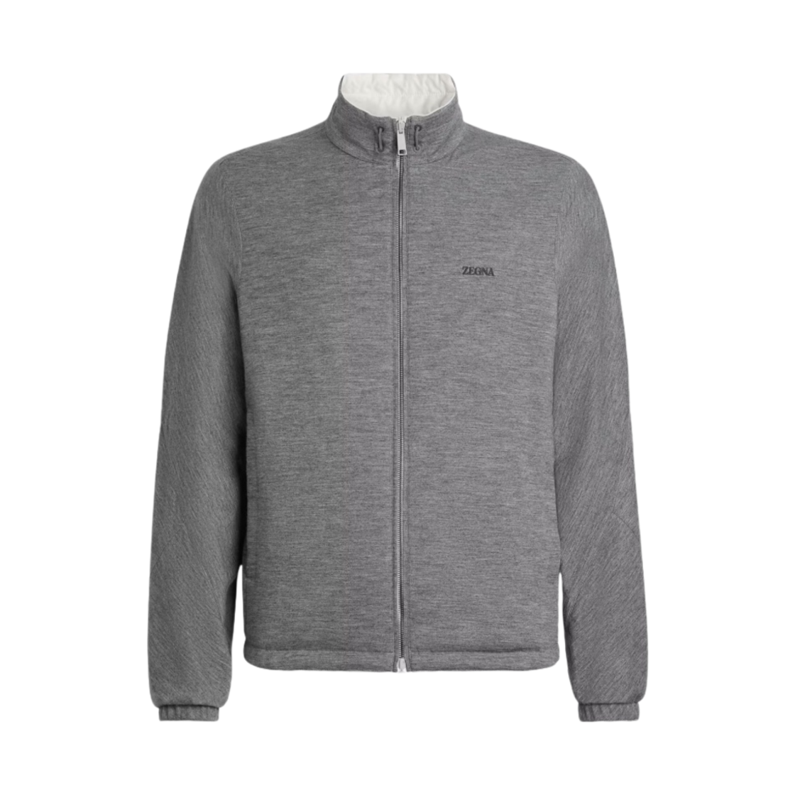 제냐 테크니컬 패브릭 리버시블 브레자 블루종 화이트 그레이(Zegna Technical Fabric Reversible Brezza Blouson White Grey) - 2