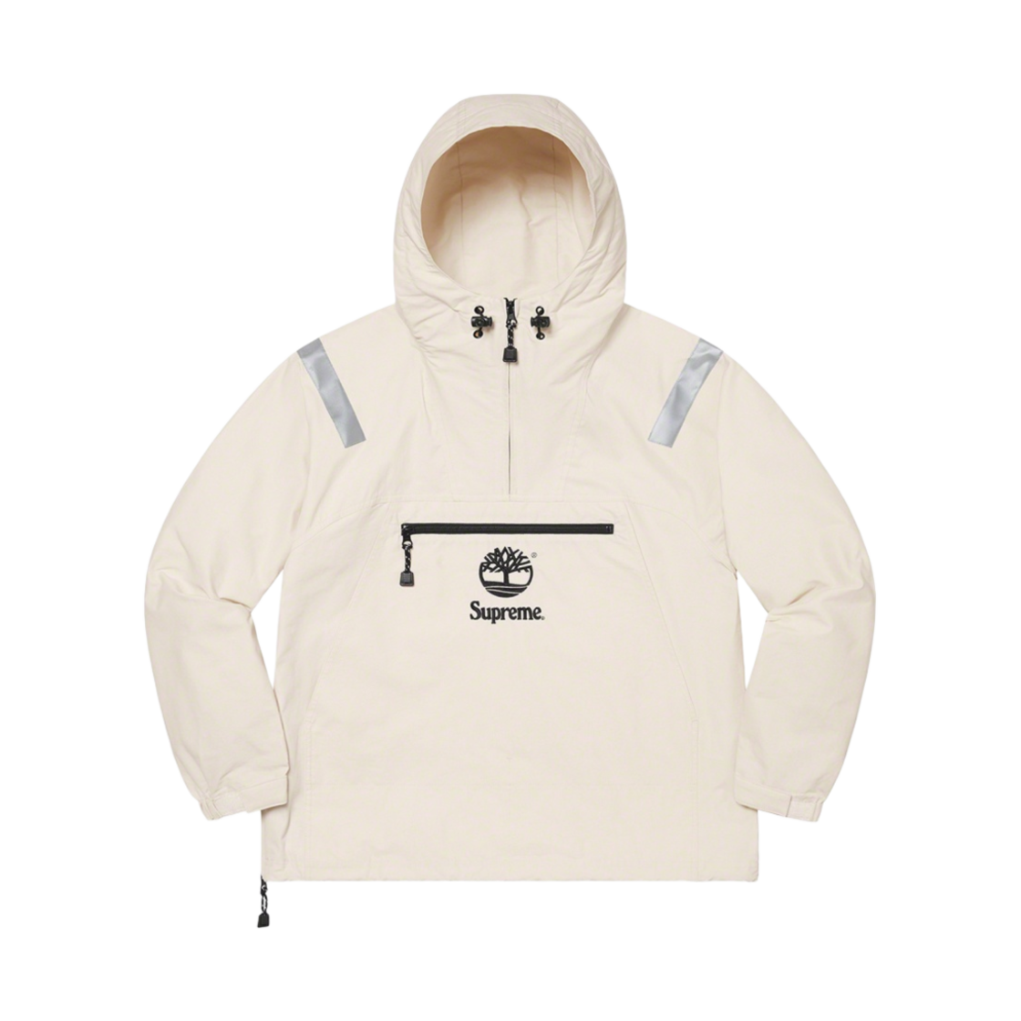 슈프림 x 팀버랜드 리플렉티브 테이핑 아노락 스톤 - 21SS