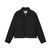 Haleine 3D Wool Short Jacket Black (WJ125)