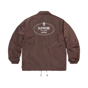 Supreme Crest Coaches Jacket Brown - 24FW