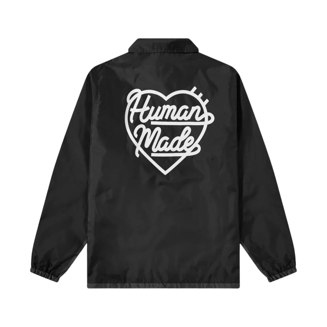 휴먼 메이드 나일론 코치 자켓 블랙 화이트(Human Made Nylon Coach Jacket Black White) - 2