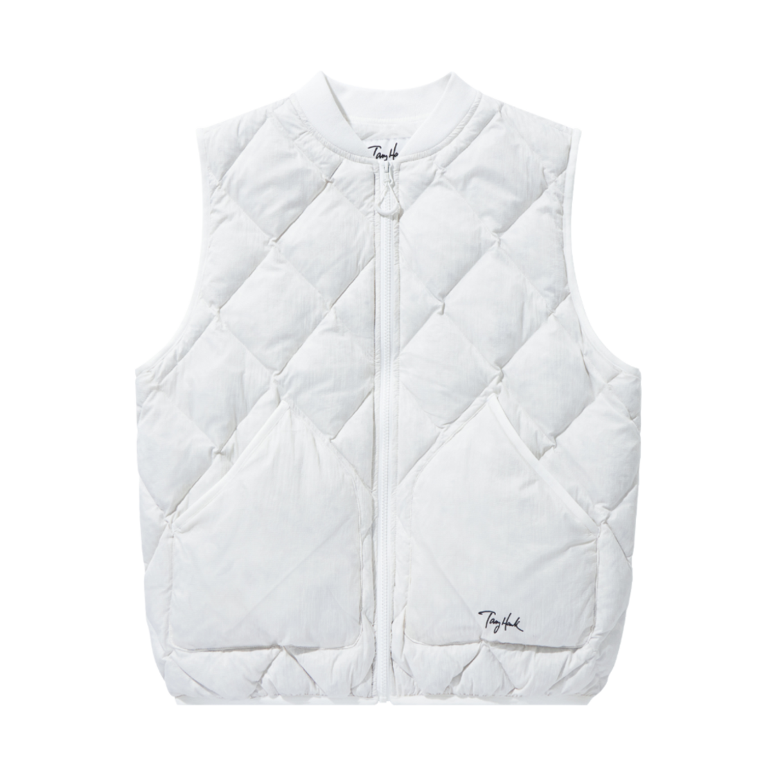 TH2404DP03IV TONY HAWK Torrey Pines Quilting Vest Ivory