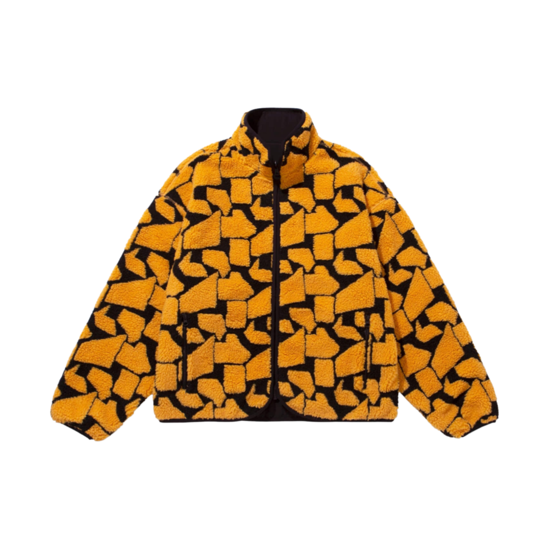 TH2203JK03BK TONY HAWK Reversible Mixed Sherpa Jacket Black