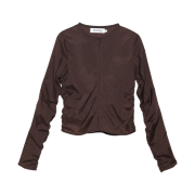 Gyeong Sheer Jacket Brown