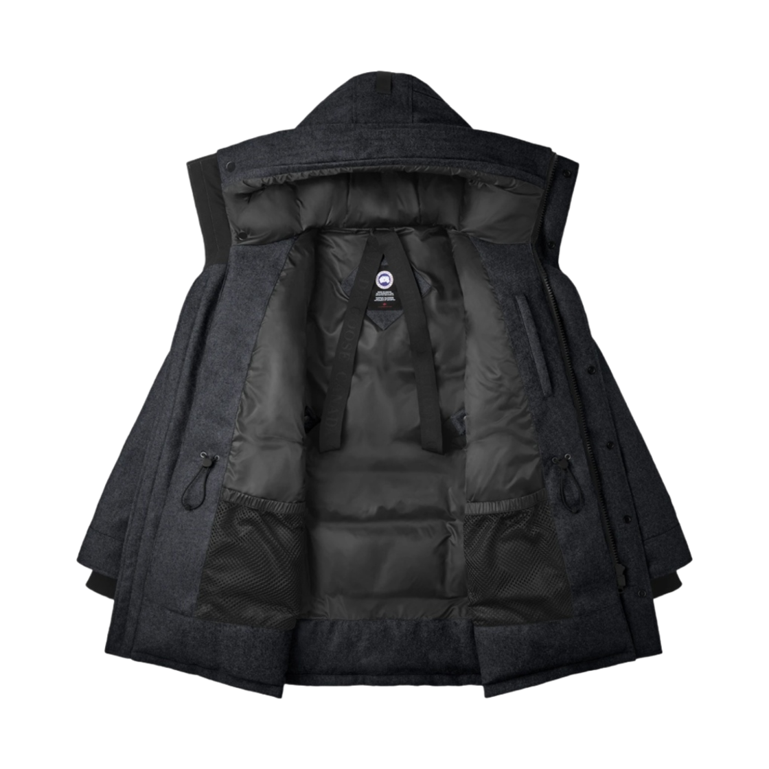 캐나다 구스 랭포드 파카 울 아틀란틱 네이비 멜란지(Canada Goose Langford Parka Wool Atlantic Navy Melange) - 2