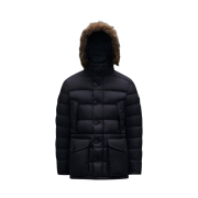 Moncler Cluny Long Down Jacket Night Blue - 21FW