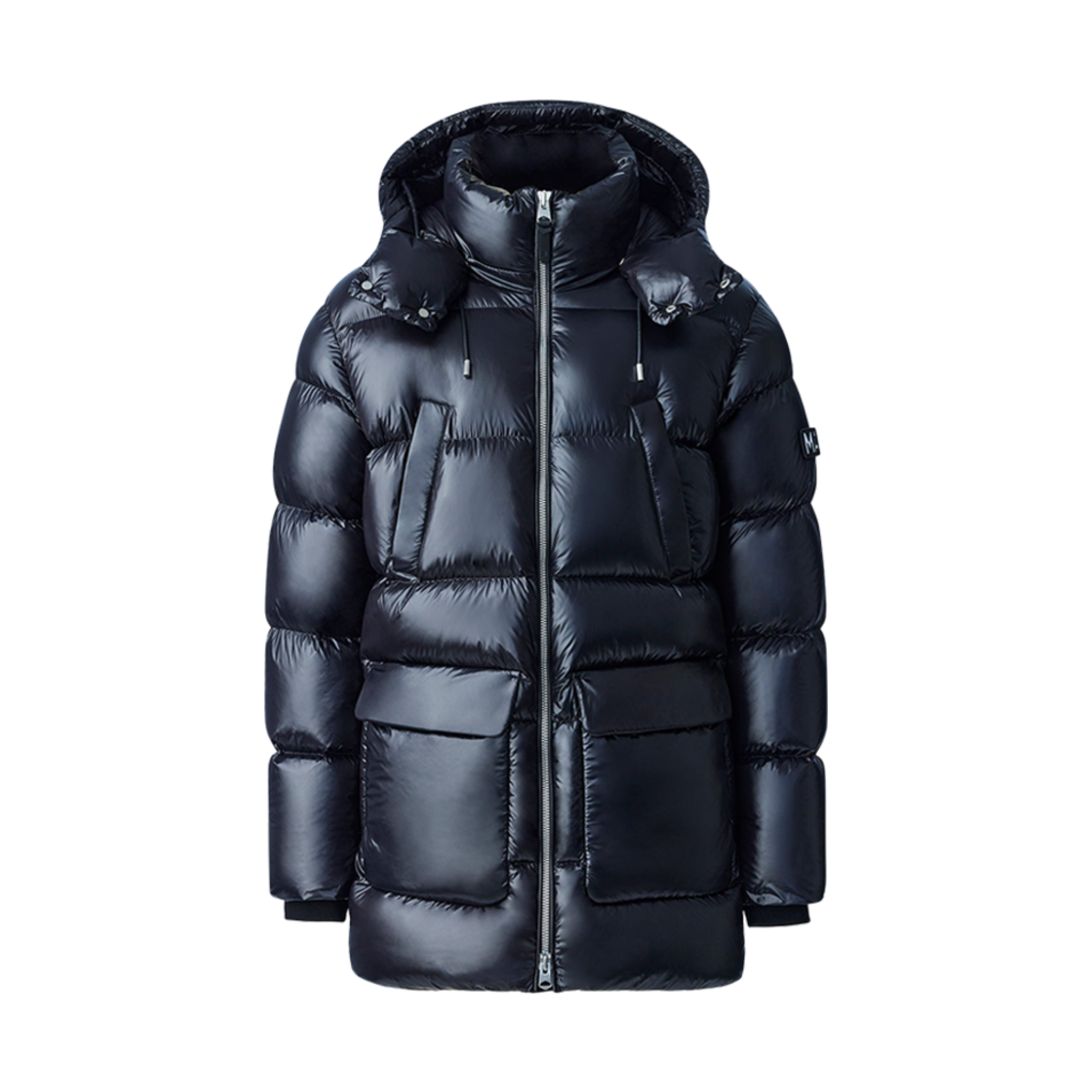맥카지 켄드릭 러스트러스 라이트 다운 파카 후드 블랙(Mackage Kendrick Lustrous Light Down Parka With Hood Black)