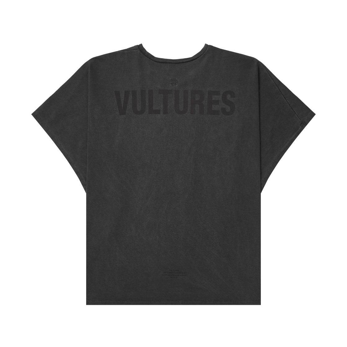 ¥$ 벌처스 머치 티셔츠 2 블랙 - 한국 한정(¥$ Vultures Merch T-Shirt 2 Black - Korea Exclusive)