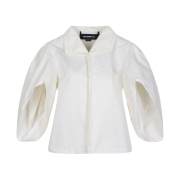 Paula Canovas Del Vas Women Chestnut Shirt Panna