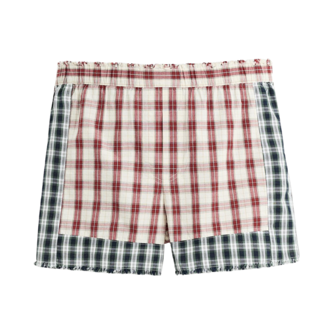 자라 x 앤더슨벨 패치워크 체크 박서 멀티컬러(Zara x Andersson Bell Patchwork Check Boxer Multicolor)