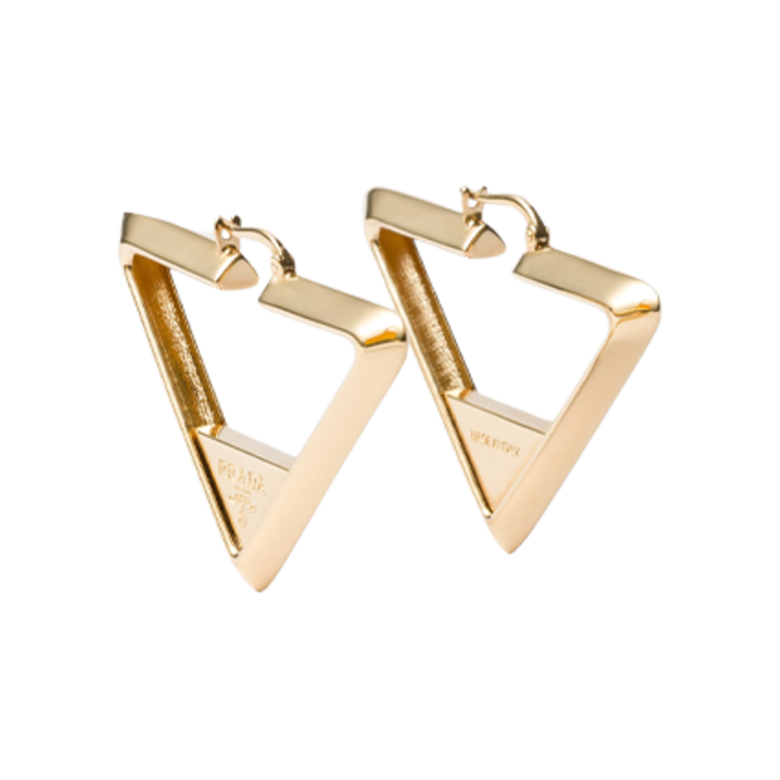 프라다 메탈 이어링 골드(Prada Metal Earrings Gold) - 1