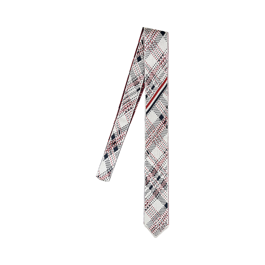 톰브라운 사선 보드 실크 타이 트리컬러(Thom Browne 4-Bar Board Silk Tie Tricolor)