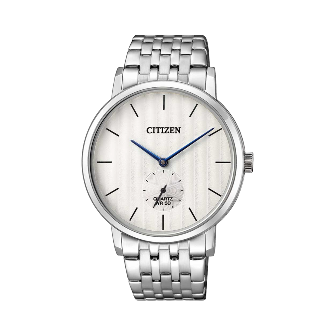 시티즌 드레스 쿼츠 39mm 스테인리스 스틸 화이트 실버(Citizen Dress Quartz 39mm Stainless Steel White Silver) - 1