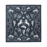 Thevinylhouse Tvh Western Pattern Bandana Navy