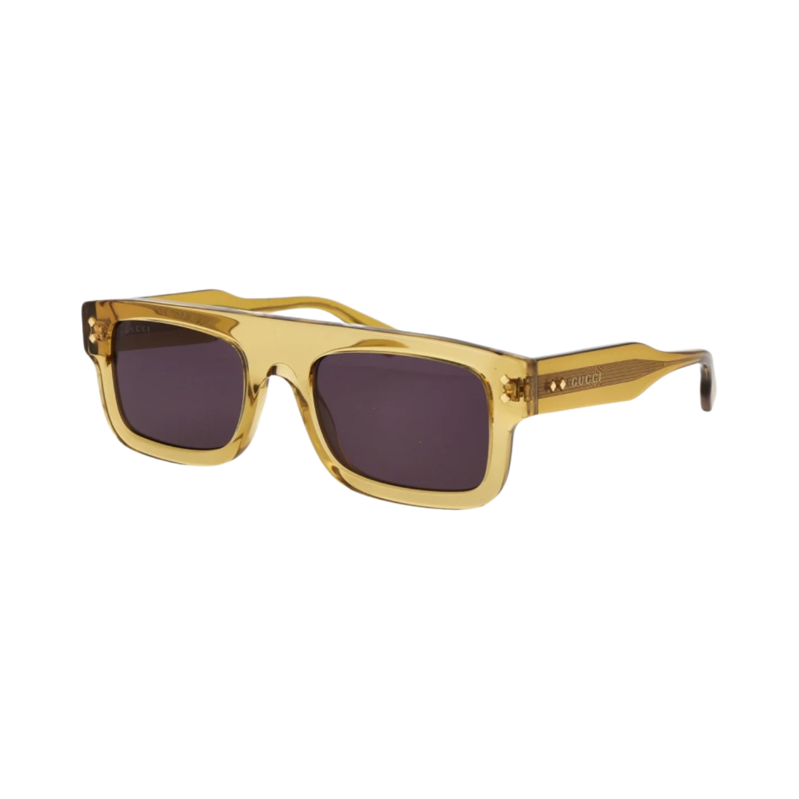 (W) 구찌 렉탱글 프레임 선글라스 옐로우((W) Gucci Rectangle Frame SunglassesYellow) - 2