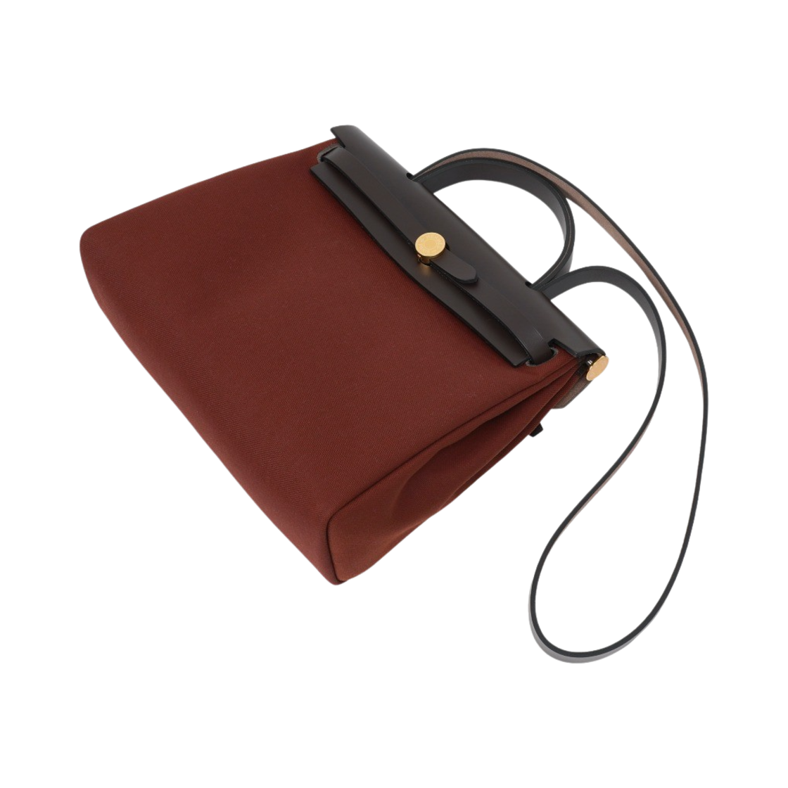 에르메스 에르백 집 31 백 르투르네 & 골드 하드웨어 루즈 아쉬 에벤(Hermes Herbag Zip 31 Bag Retourne & Gold Rouge H Ebene) - 3