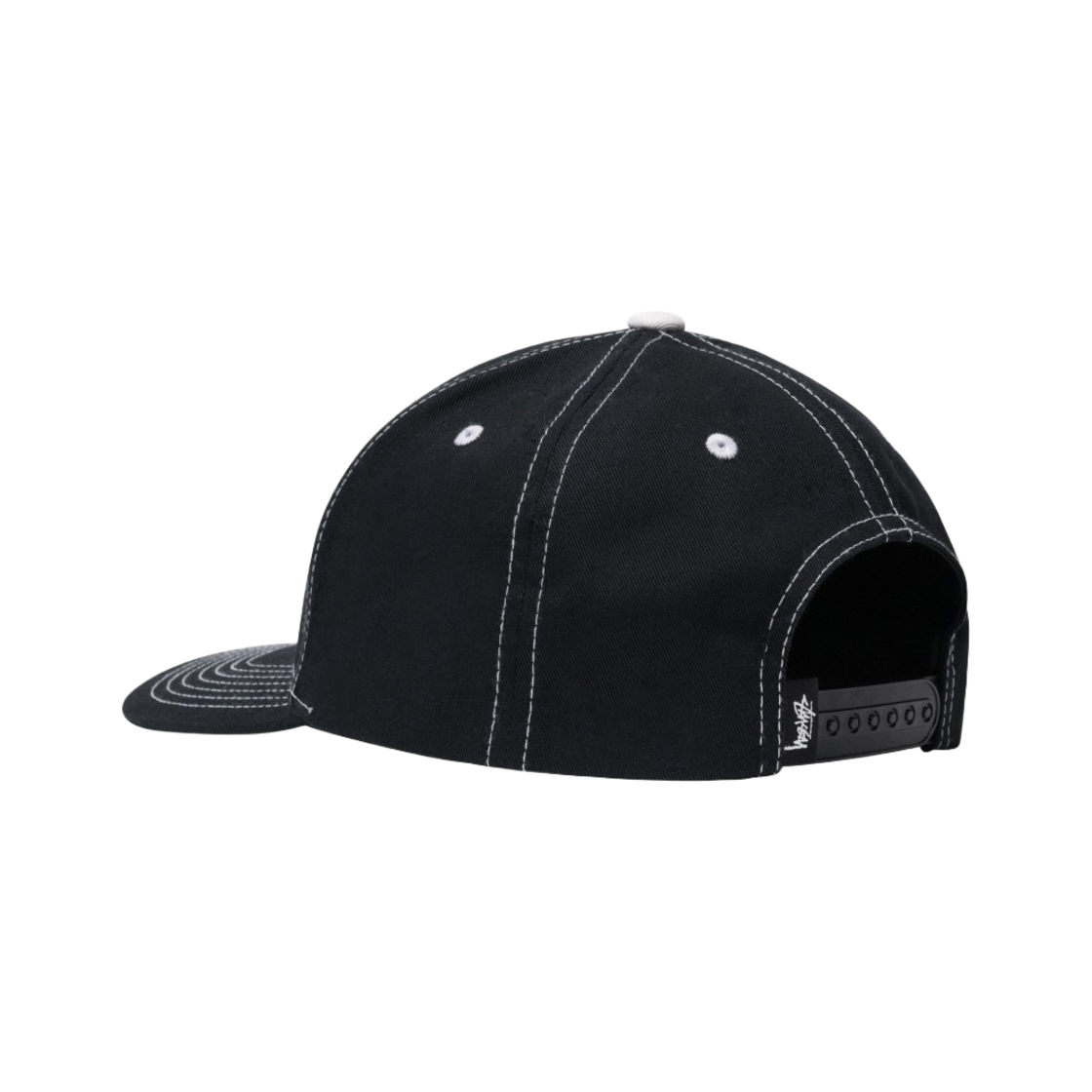 스투시 베이직 스트럭처드 로우 프로 캡 블랙 | Stussy | KREAM