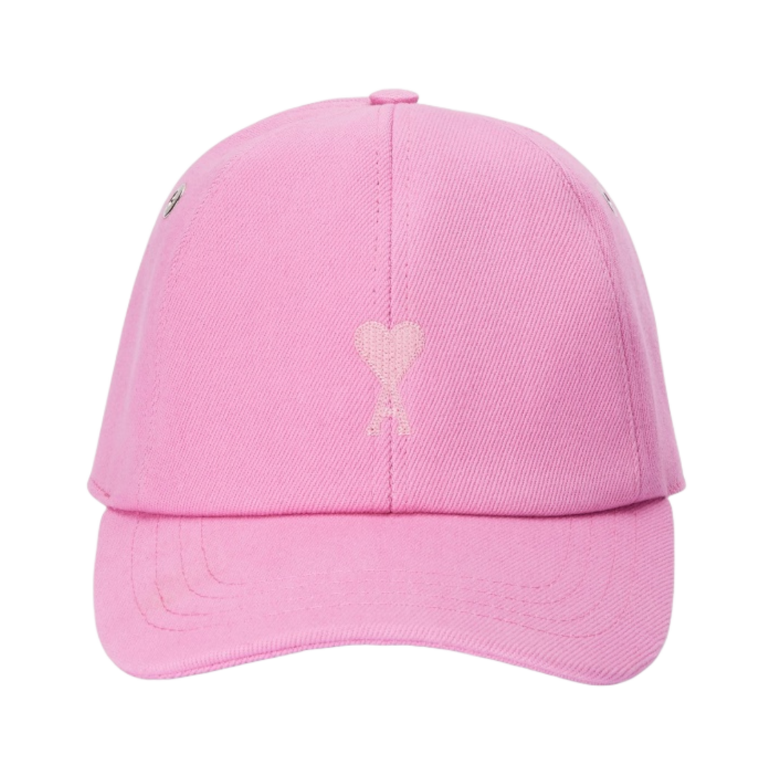 UCP214-CO0033-661 AMI de Coeur Tonal Embroidery Cap Candy Pink
