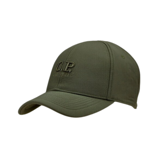 C.P. Company Shell-R Logo Cap Ivy Green - 24FW